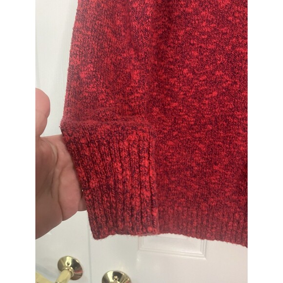 L.L. Bean Red High Neck Vintage Sweater Size Small - Picture 3 of 7